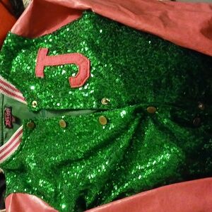JOJO’s Siwa Closet Pink and Green Jacket. Size 10/12 Large